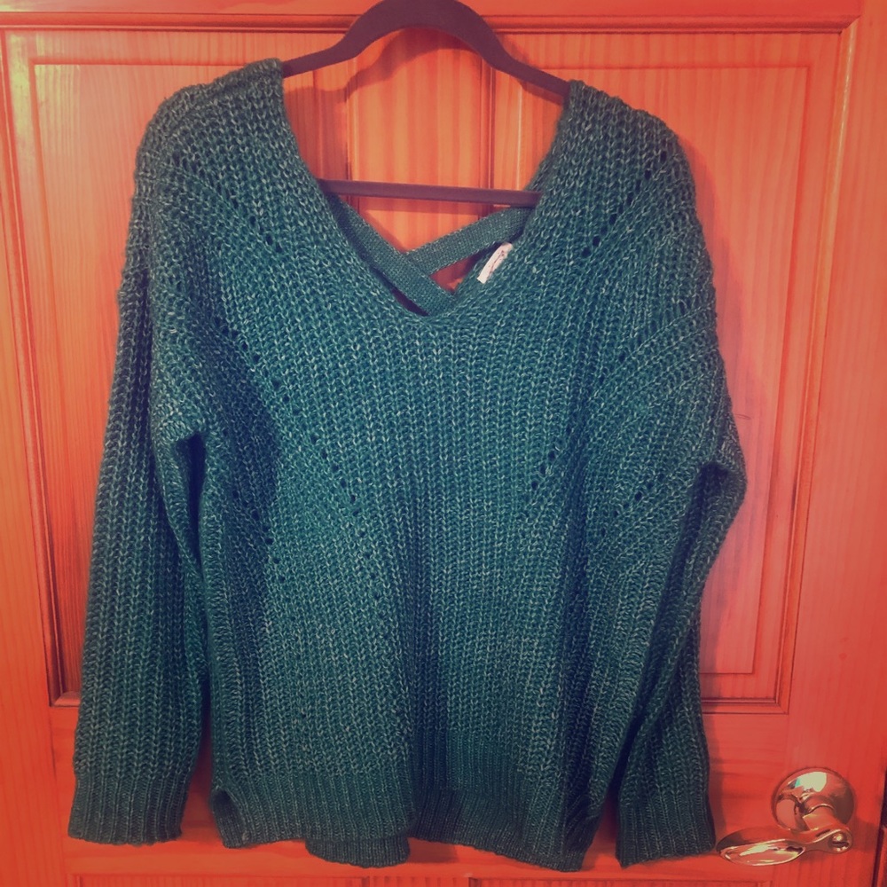 Green sweater